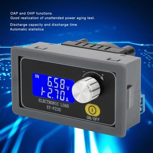 Battery Capacity Tester Battery Checker Tester Testing Tool Digital for Constant Current Electronic Load Aging Tester