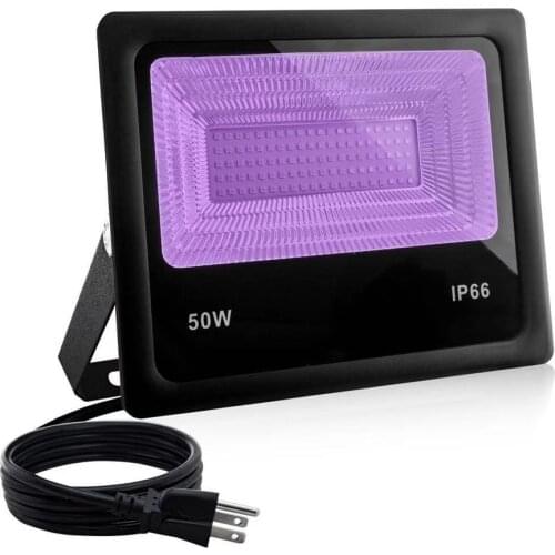 [Seven Neon]Ultraviolet UV LED Flood Light outdoor IP66 395NM 50W UV party light bar atmosphere light black light Led UV Lamp