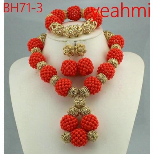 Vintage Cylinder Pendant Necklace Set Accessory Slender Statement Jewelry Set for African Wedding BH71-2