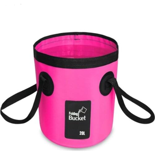 Waterproof Water Fish Washbasin Bucket Folding Bucket Portable Outdoor Foldable Bucket Water Container Collapsible