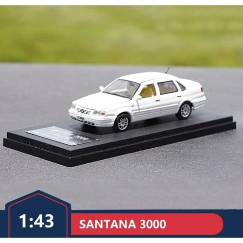1:43 Original Shanghai Volkswagen Santana SANTANA 3000 Transcender Simulation Alloy Car Model