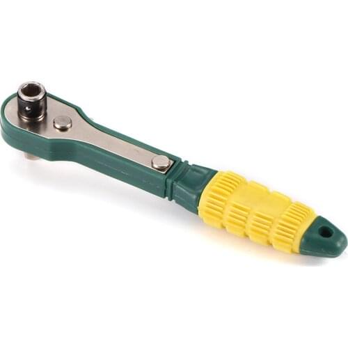 6.35mm Mini 1/4 Head Screwdriver Pole Ratchet Socket Wrench With Dual-head Car Repair Tool Accessory Hand Tools
