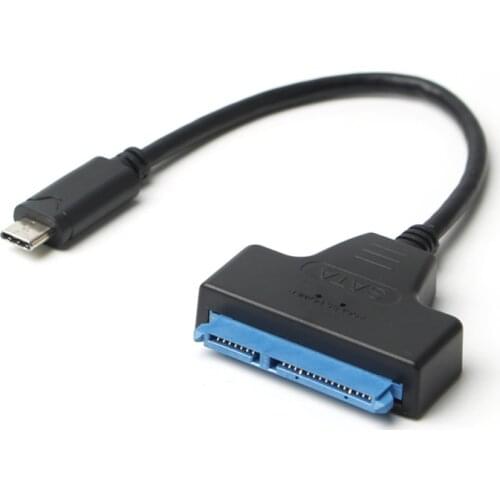 USB 3.1 Type C (USB C / Thunderbolt 3 Compatible) to SATA III 2.5in Hard Drive Adapter