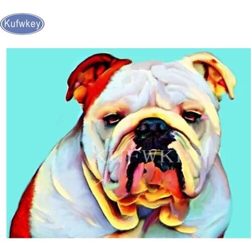 Diy,5d,Diamond painting Cross Stitch,French bulldog Diamond Embroidery animal,Christmas gift,diamond Mosaic pet dog,room Decor