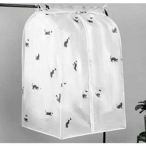 White Wardrobe Storage Bag Clothing Home Breathable Bedroom Storage Coat Dust Cover Home Storage Bag Clothes Dust Cover Clean