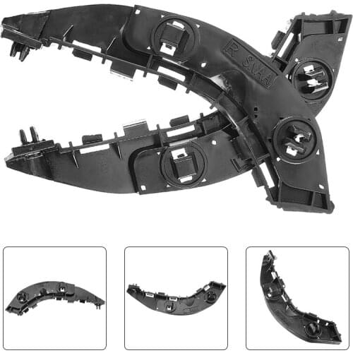 For Honda Civic 4-Door Sedan 06-11 2pcs Black Plastic Car Left Right Front Bumper Retainer Bracket Support Repair Accessories