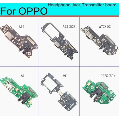 For OPPO A32 A52 A72 A8 A91 A92 5G Charging Port Connector Board Parts Flex Cable