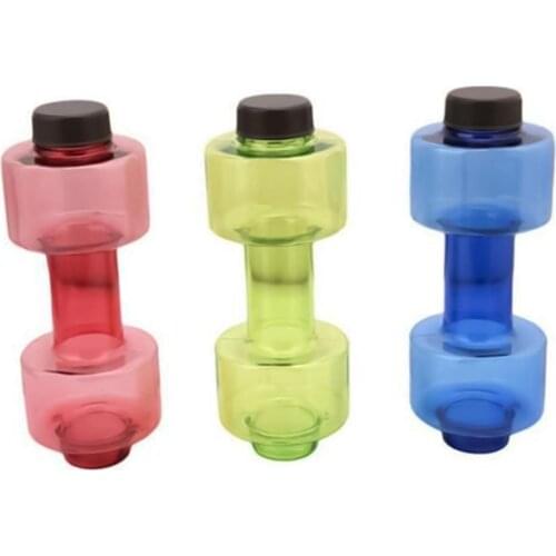 550ml Outdoor Fitness Gym Exercise Leakproof Dumbbell Drink Water Bottle Cup