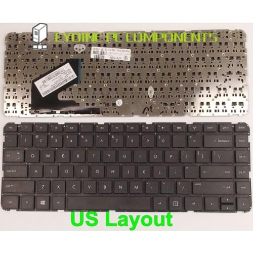 Laptop Keyboard For HP Pavilion TouchSmart Sleekbook 14-B0000 14-b150us 14-b173cl 14-b170us 14-b153xx Without Frame US Version