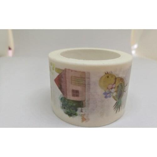 3cm*7m Cute bird house Washi Tape adhesive tape DIY decoration Scrapbooking Sticker Label Masking Tape School Office Supply