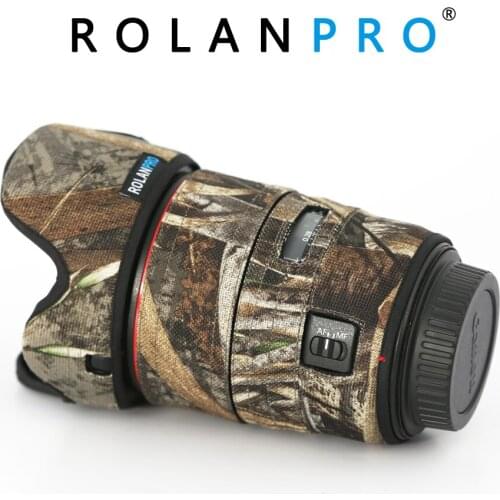 ROLANPRO Lens Camouflage Coat for Canon EF 35mm f1.4L II USM Lens Protective Sleeve Guns Protection Case For Canon SLR camera