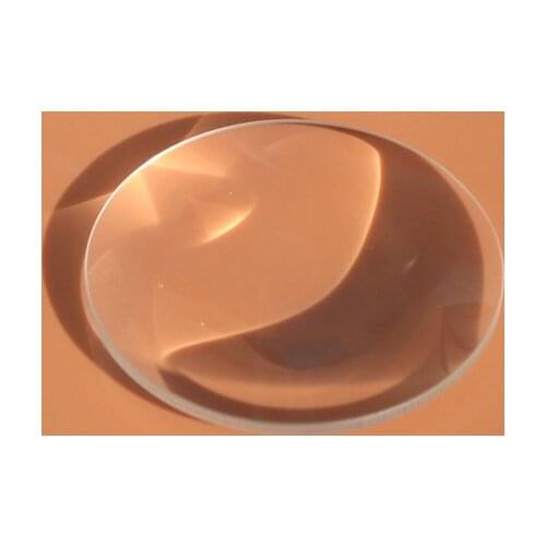 Optical k9 biconvex lens large magnifying glass lens shoe box mobile phone projector lens 76mm focal length 150mm