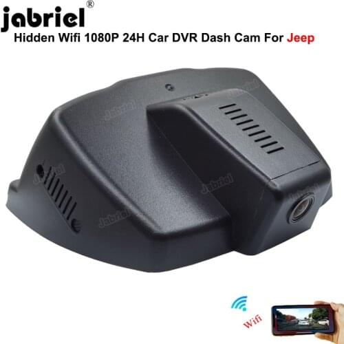 Hidden WIFI Dash Cam Car Dvr 1080P 24H Driving Recorder Dashcam EDR For Jeep Renegade Dodge Chrysler 2014 2015 2016 2017 2018