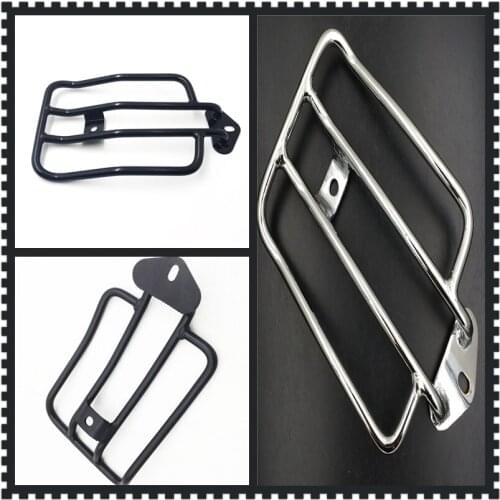 Aftermarket free shipping Motorcycle parts For Harley-Davidson Sportster XL883 1200 2004-2015 Solo Seat Luggage Rack Black