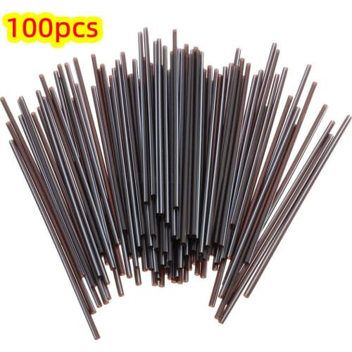 NEW 100Pcs Black Plastic Mini Cocktail Straws For Celebration Drink Party Supplies