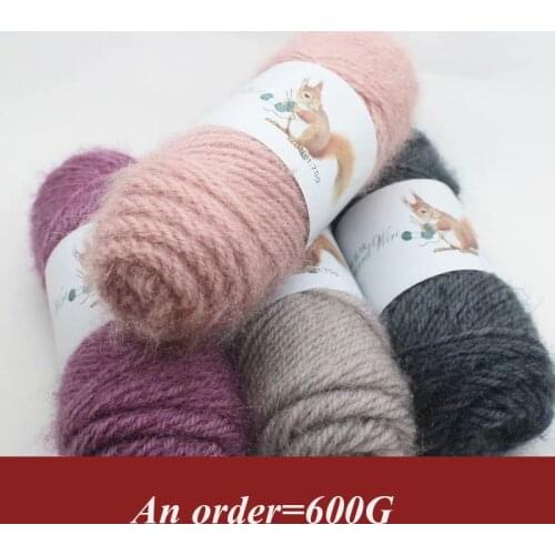 2020 Cheapest 600G Thin Yarns Yarn For Hand Knitting Crochet Yarns Knitting Wool Squirrel Yarn 1pc/75g
