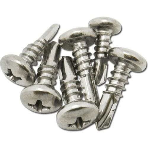 410 stainless steel cross recessed pan head drilling screws M4.8*13