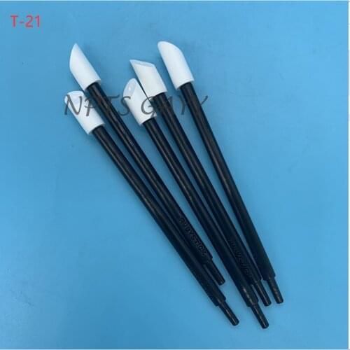 50PCS Original T-21 H-21Printhead cleaning swabs stick for Rubystick T-10 H-10 T-11 H-11T-20 H-20 Clean Swab sponge