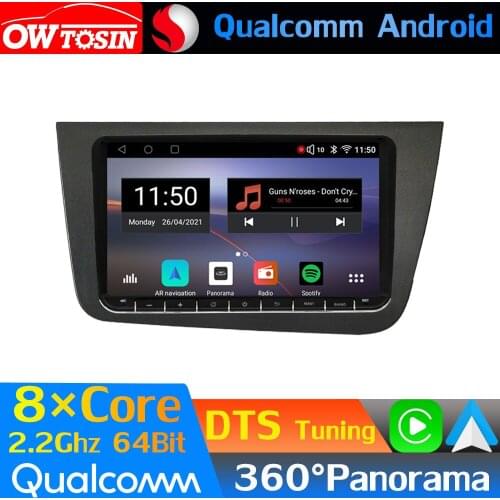 Qualcomm 8Core Android Car Media For Seat Altea 2004-2015 360 Camera Radio GPS Navigation CarPlay Auto Head Unit Optical HDMI
