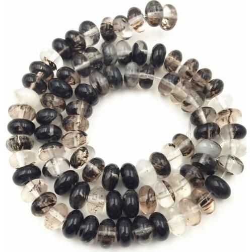 Black Watermelon Stone Crystal Loose Beads for Jewelry Making Abacus 5x8mm Quartzs DIY Necklace Bracelet Accessories 15inch A161