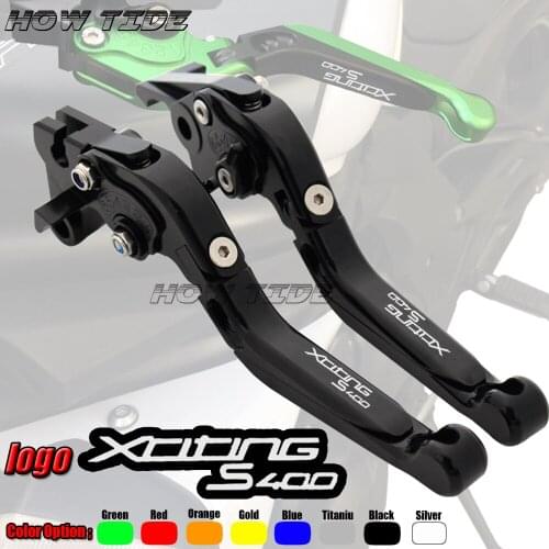 For KYMCO Xciting 400s s400 S400 XCITINGS400 2017- 2020 Accessories CNC Adjustable Folding Extendable Brake Clutch Lever