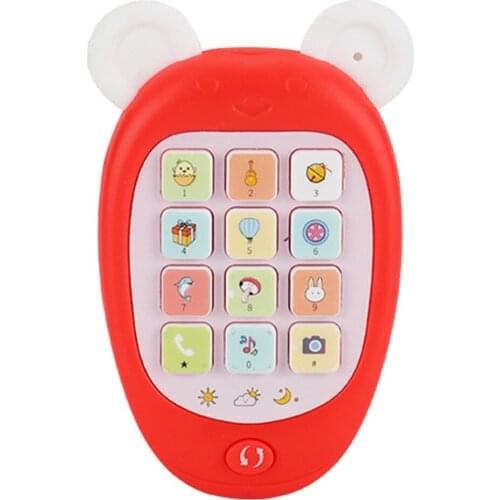 Electronic Cartoon Mobile Phone Toys Cellphone Music Educational Baby Gift Learning Music Machine Electronic Toys