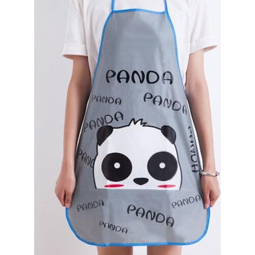 Cartoon Printed Kitchen Aprons Women Kids Aprons BBQ Bib Cooking Baking Restaurant Accessories Home Cleaning Kitchen Accessories
