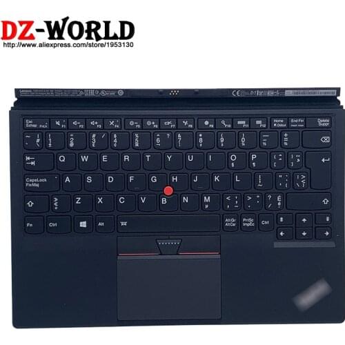 New Original CFB Canadian French Base Portable Backlit Thin Keyboard for Lenovo Thinkpad X1 Tablet 2nd 1st Gen 01HX738