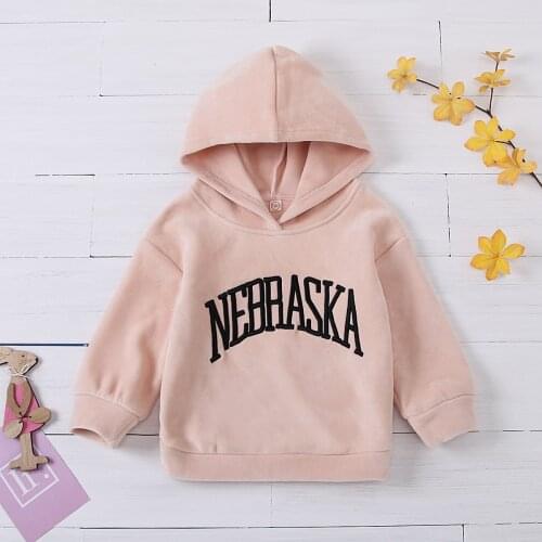 New Winter Warm Outwear Sweatshirts For Girls Long Sleeve Tops Plus Fleece Hoodies WIth Hat Baby Boys Girls Pullovers