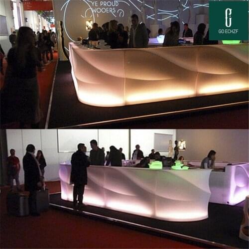 New Colorful changing led Luminous bar table nightclub lighted up furniture Commercial Furniture supplies