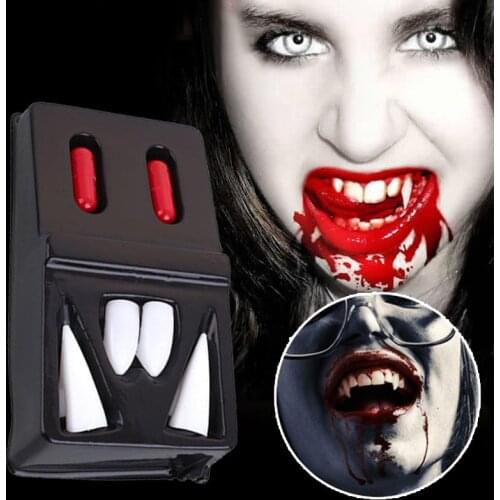 Werewolf Teeth Halloween Party ghost teeth Vampire Teeth Dentures costume party Dentures Props Zombie Devil Cosplay