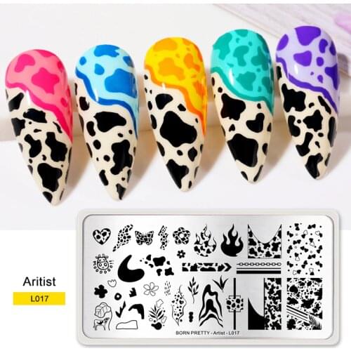 BORN PRETTY Stamping Plates Artist Design For Nails Art Stamping Template Stencils Tools DIY Image Printing All For Maicuring