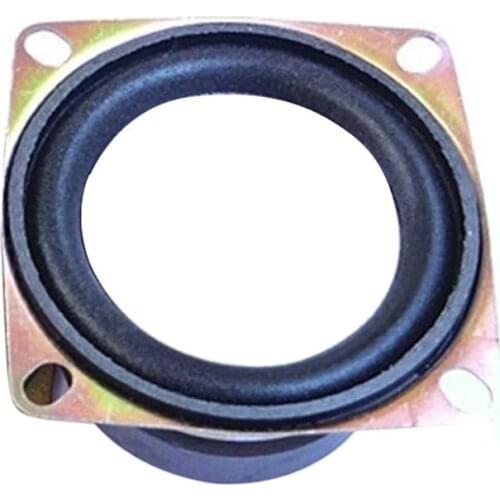 Portable Speaker Audio 2 INCH 4ohm 3W Full Range Mini 52mm Rubber Side Horn for Stereo Woofer Loudspeaker Box Diy Accessories