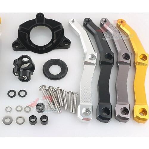 For Kawasaki Z1000 2010-2013 Adjustable Steering Stabilizer Damper Bracket Mount Kit