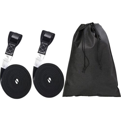 16Ft/4.8m Multifunction Black Tie Down Strap Strong Ratchet Belt Luggage Bag Cargo Lashing Strap With Metal Buckle Lashing Strap