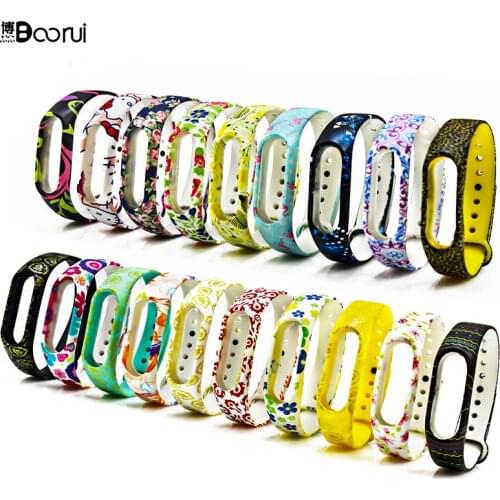New Mi Band 2 Wrist Strap Colorfor replacement for Xiaomi miband 2 smartband accessories Silicone colorful varied wrist belt