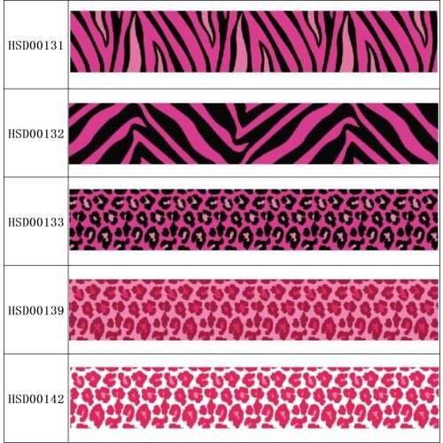 22MM 25MM 38MM 50MM 75mm Printed Pattern on Grosgrain Ribbon for diy ribbon
