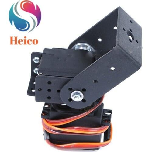 2 DOF Robot Arm With MG996R/DS3218 Servo Multifunction Bracket Long U Frame Steering Disc for DIY Steam Teaching Edactional Kit