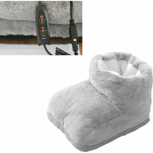 Detachable Electric Foot Warmer USB Heater Feet Heating Boot Shoes Pads Easy To Clean And Use For Winter Warming