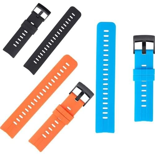 Silicone Strap Men For Suunto Spartan Sport HR Sports Waterproof Rubber Strap Accessories Wristband Pin Buckle watch bands