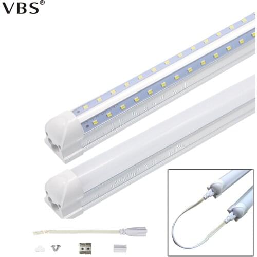 2pcs/4pcs LED Tube T8 Integrated Light 2FT 20W 60cm LED Fluorescent Tube -Shape Milky Cover /Transparent Cover Wall Lamp White