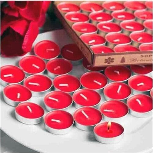 Tvshopmarket 100 Pcs Scented Tealight Candle christmas decorations рождественские украшения