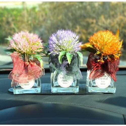 Car Interior Ornaments Potted plant Flower Car Interior Decoration Accessor Living Room Bedroom Perfume Aromatherap Jewelry Gift