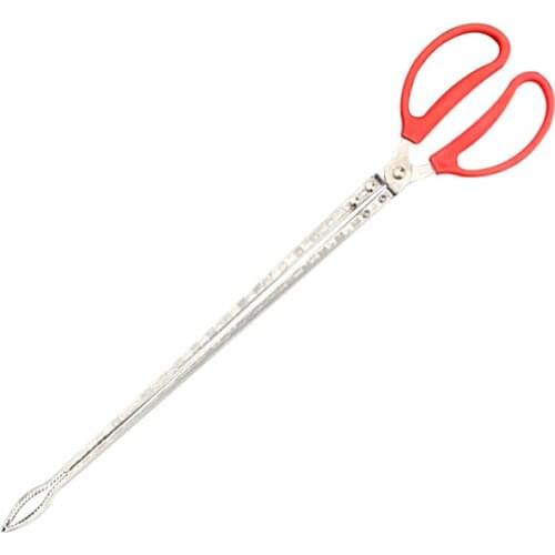 Reinforced Multifunction Anti-Slip Trash Crab Clip Artifact Tongs Fishing Tool 38x1x1/52x1x1cm Kitchen Tools Seafood Tools TB