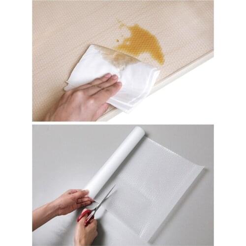 30x150cm/45x150cm Kitchen Table Mat Waterproof Moisture-proof Drawer Cabinet Shelf Liners Pad Non Slip Cupboard Placemat