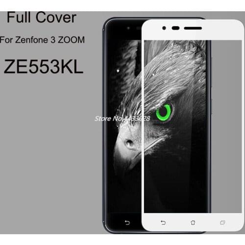 ZE553KL Tempered Glass For ASUS Zenfone 3 ZOOM ZE553KL Full Cover Screen Protector For Zenfone ZE553KL