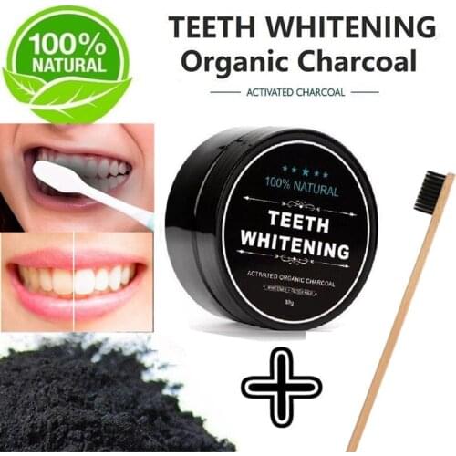 30g Teeth Whitening Oral Care Charcoal Powder Natural Activated Charcoal Teeth Whitener Powder Oral Hygiene Dental Tooth Care
