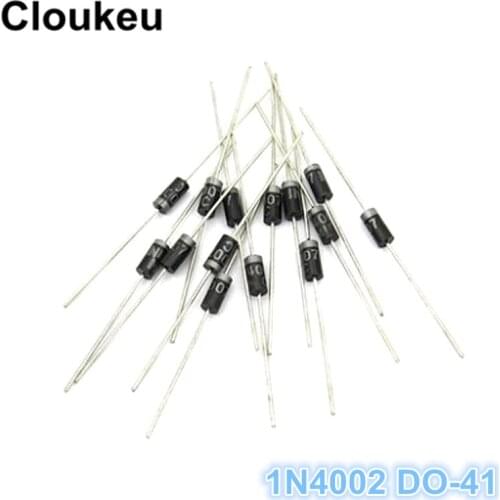 50Pcs 1N4002 IN4002 1A100V DO-41