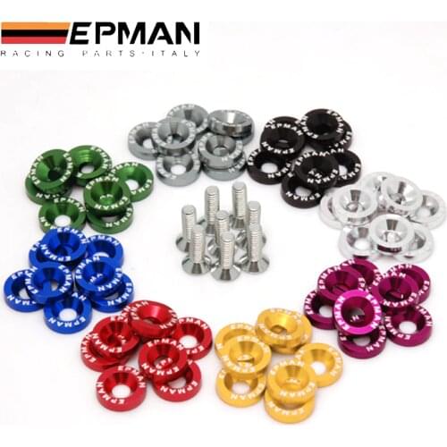 8PCS/SET Jdm Style Fender Washers Bumper Washer Lisence Plate Bolts Kits for CIVIC ACCORD EP-DP01S