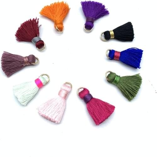 10pcs/pack 2cm silk Tassel For Jewelry making diy accessories jewelry making supplies components for jewelry making